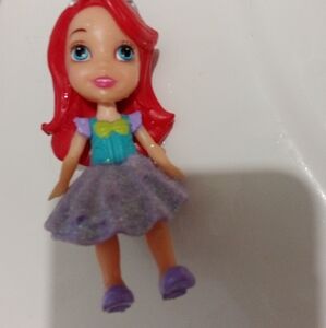 Disney Princess Mini Doll Toy Figure The Glitter Editions